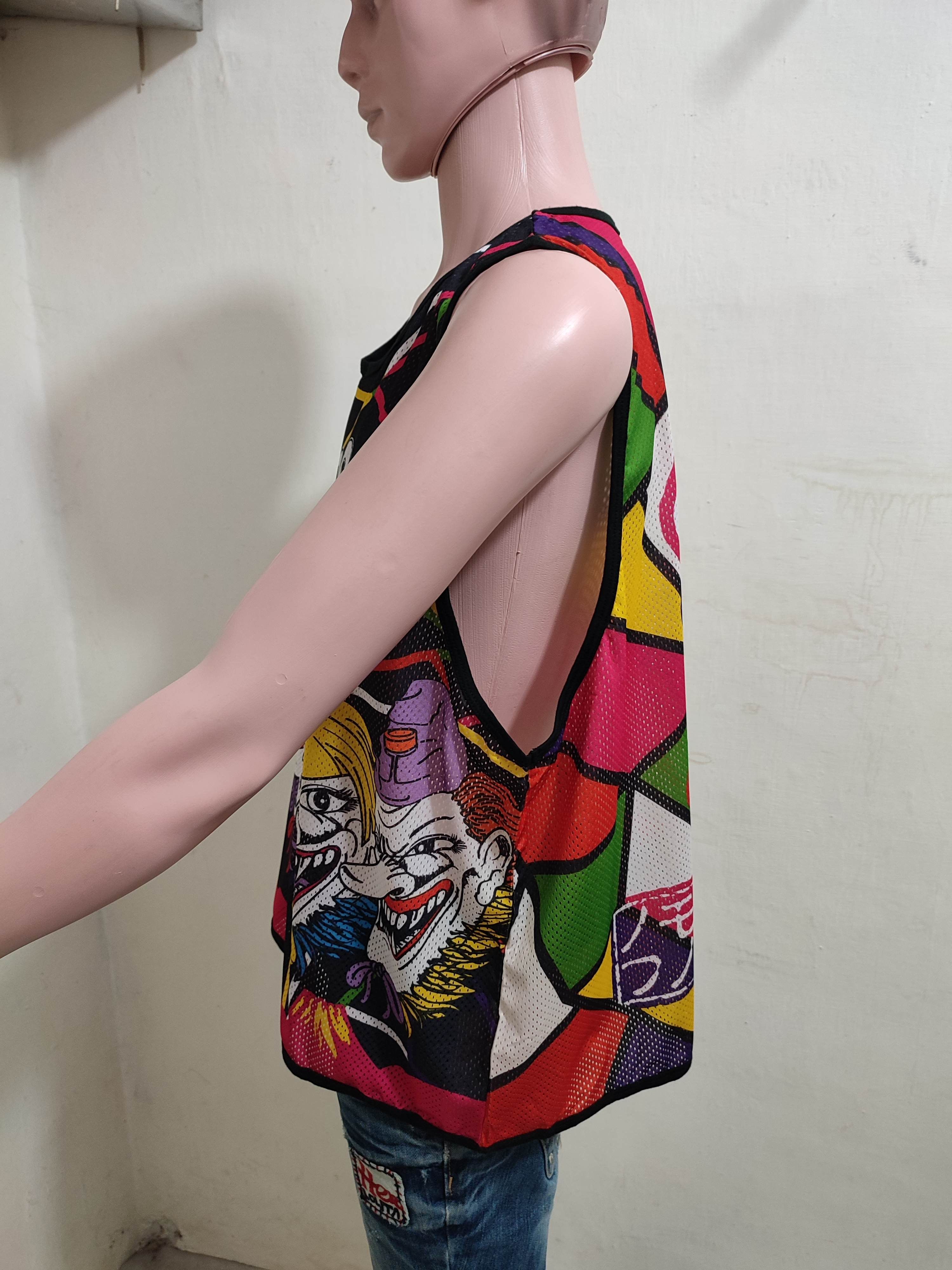 Japanese Brand 🔥Toujinsai Clown Art Smooch Sleeveless Jersey Size US M / EU 48-50 / 2 - 12 Thumbnail