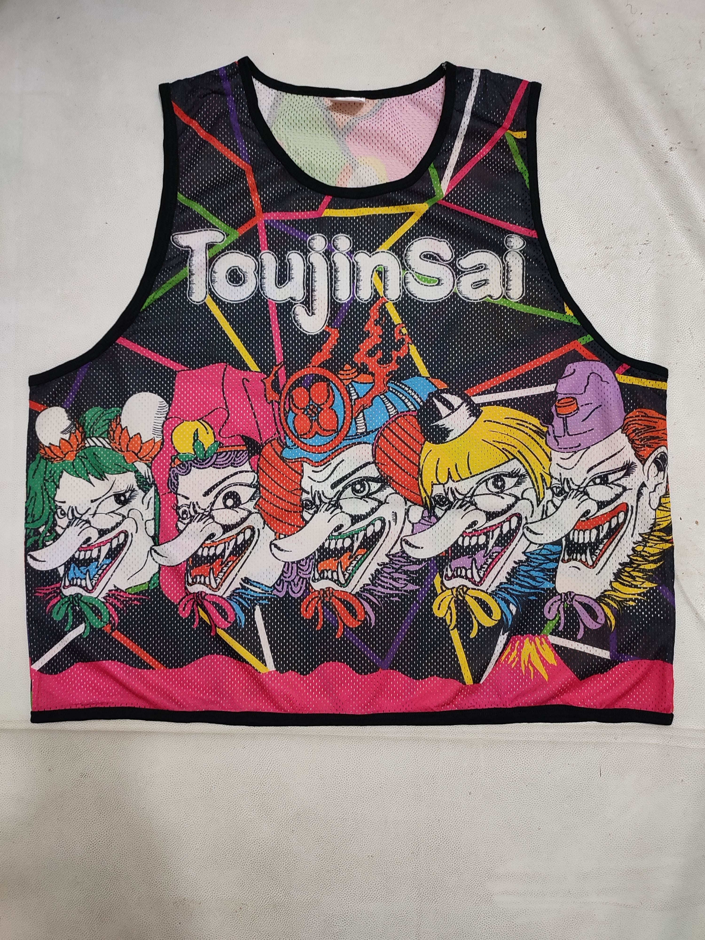 Japanese Brand 🔥Toujinsai Clown Art Smooch Sleeveless Jersey Size US M / EU 48-50 / 2 - 2 Thumbnail