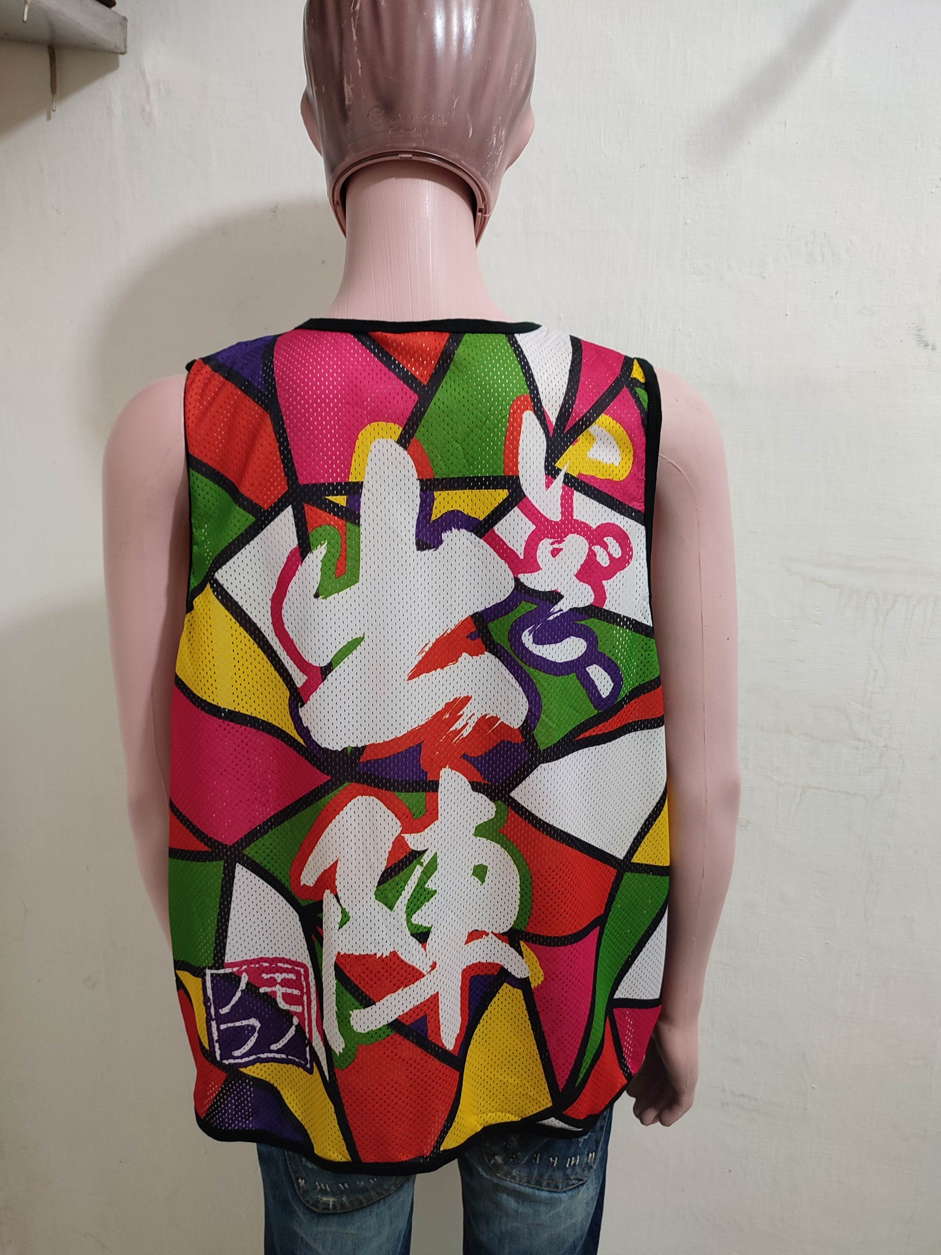 Japanese Brand 🔥Toujinsai Clown Art Smooch Sleeveless Jersey Size US M / EU 48-50 / 2 - 13 Thumbnail