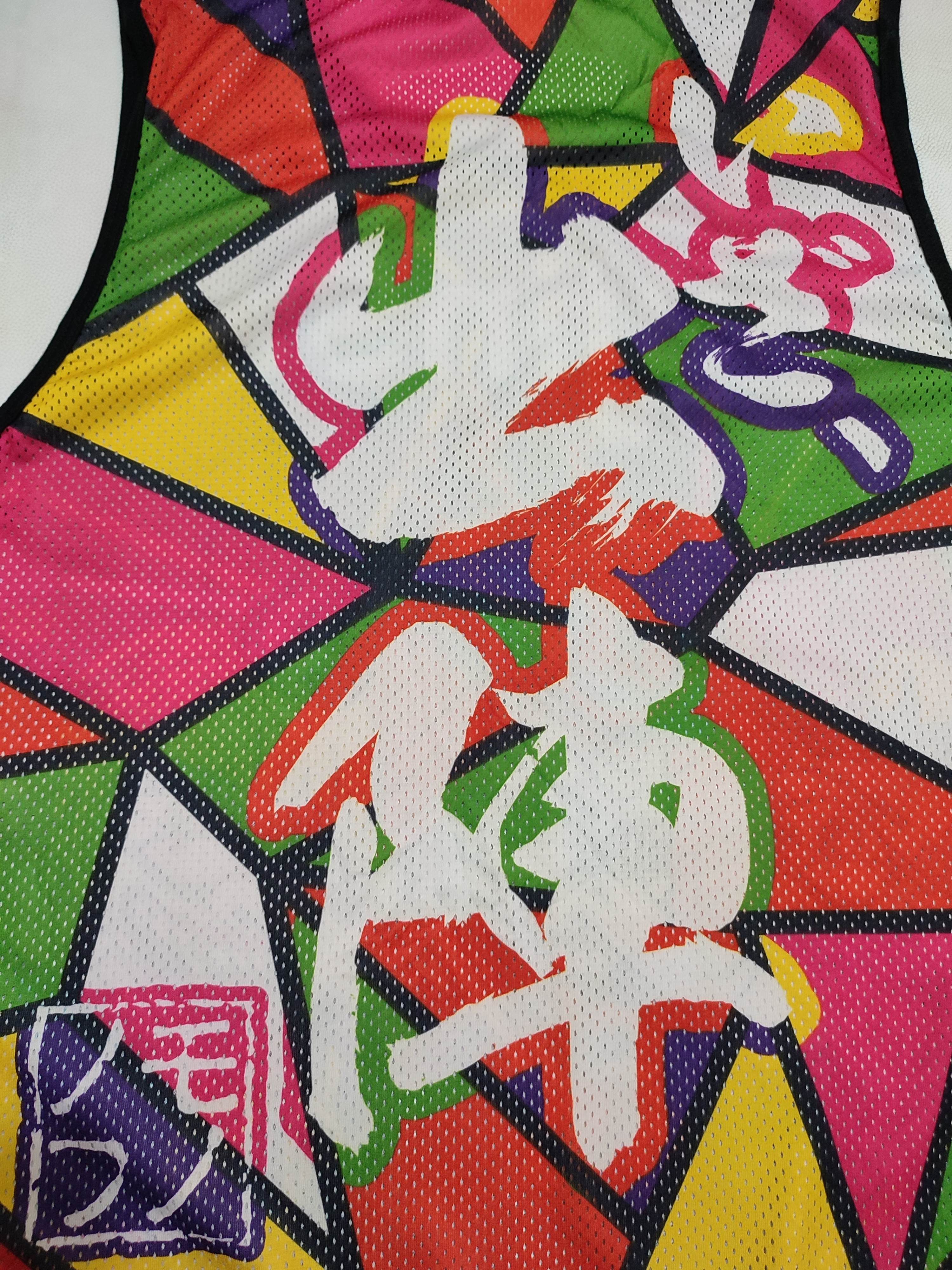 Japanese Brand 🔥Toujinsai Clown Art Smooch Sleeveless Jersey Size US M / EU 48-50 / 2 - 6 Thumbnail