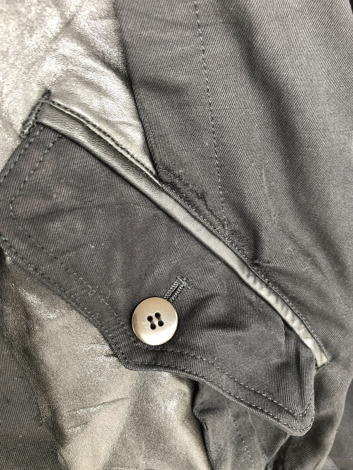 Nude: Masahiko Maruyama 80s Masayuki Abo 🇯🇵 Hybrid Leather Bomber Jacket Size US M / EU 48-50 / 2 - 8 Thumbnail