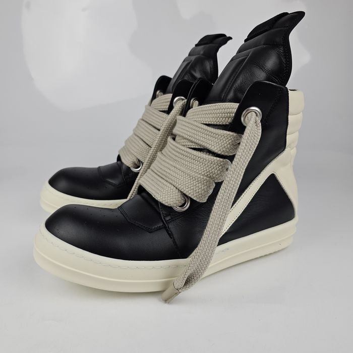 Rick Owens Rick Owens Geobasket Jumbo Laces Sneakers New 44 | Grailed