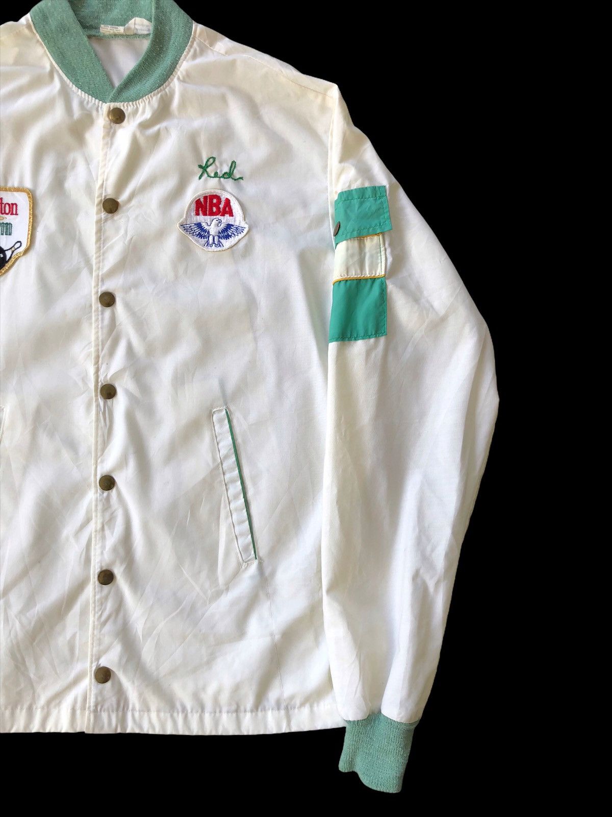 Salem Sportswear 80s R.J Reynolds Tobacco Co Bowling Jacket Patches Size US L / EU 52-54 / 3 - 4 Thumbnail