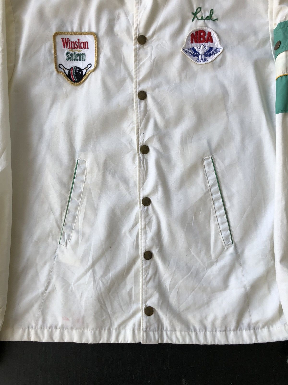 Salem Sportswear 80s R.J Reynolds Tobacco Co Bowling Jacket Patches Size US L / EU 52-54 / 3 - 5 Thumbnail