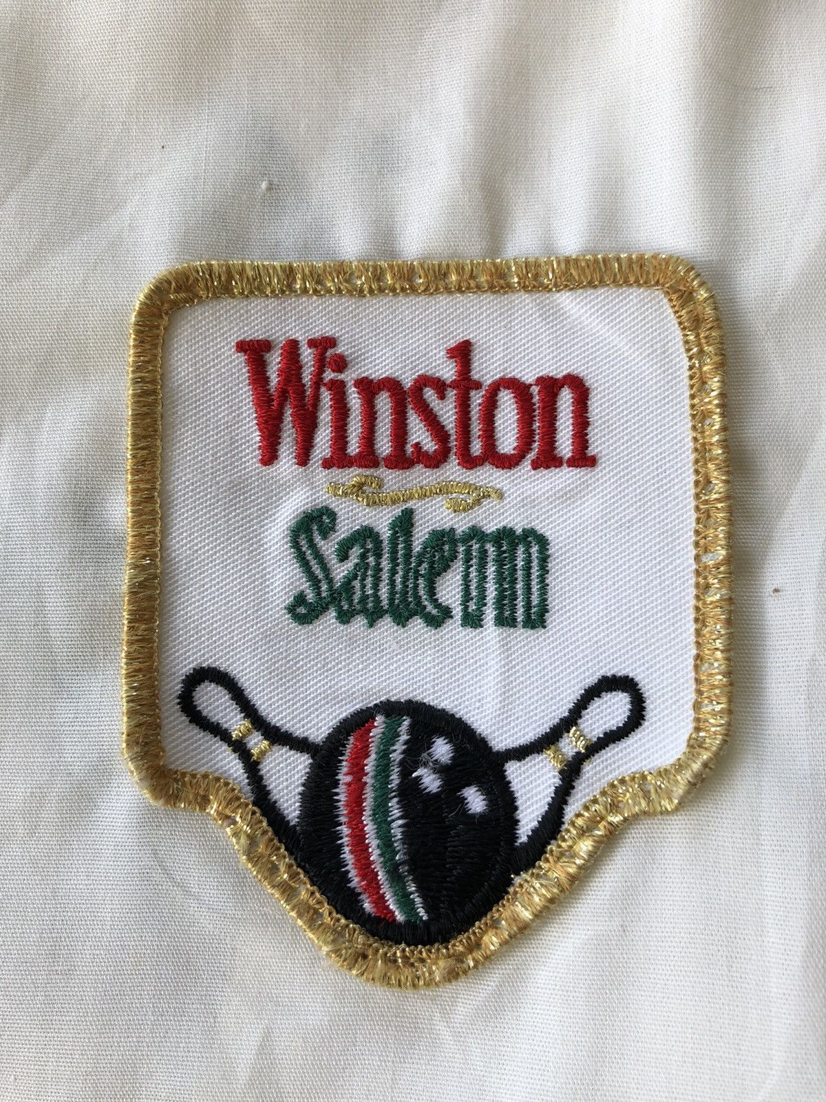 Salem Sportswear 80s R.J Reynolds Tobacco Co Bowling Jacket Patches Size US L / EU 52-54 / 3 - 7 Thumbnail