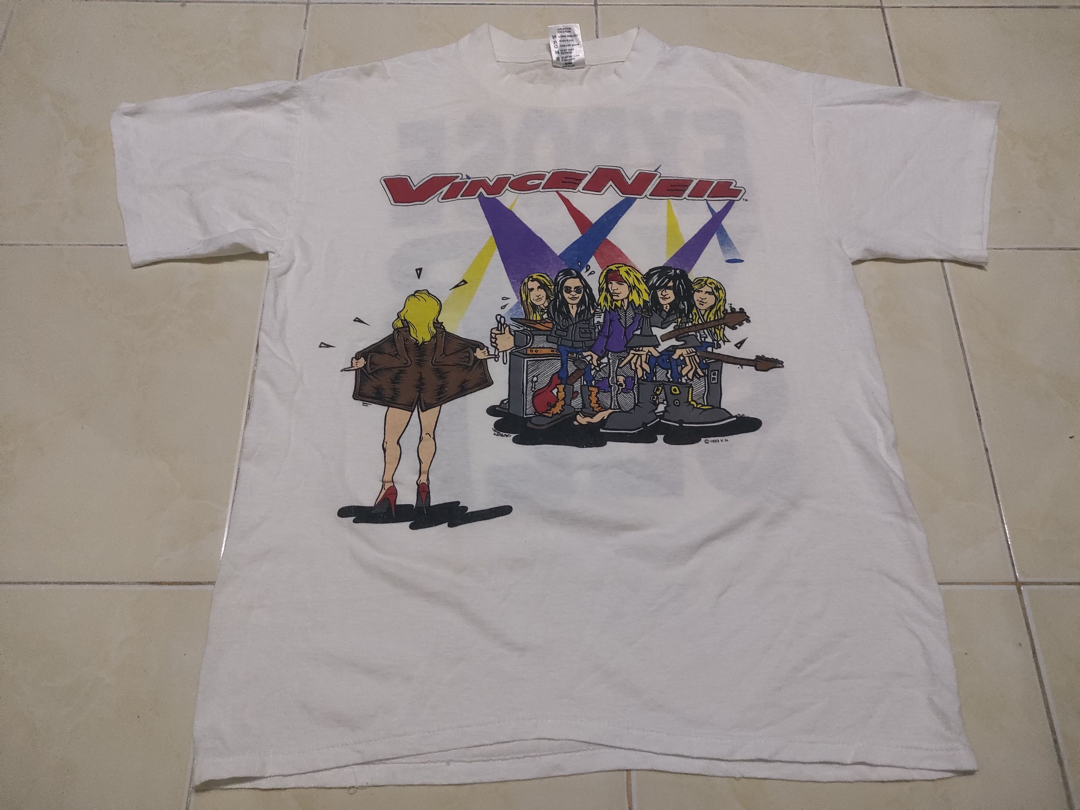 Band Tees × Vintage Vintage Vince Neil Expose Yerself Music Band Rock Tee Size US L / EU 52-54 / 3 - 4 Thumbnail