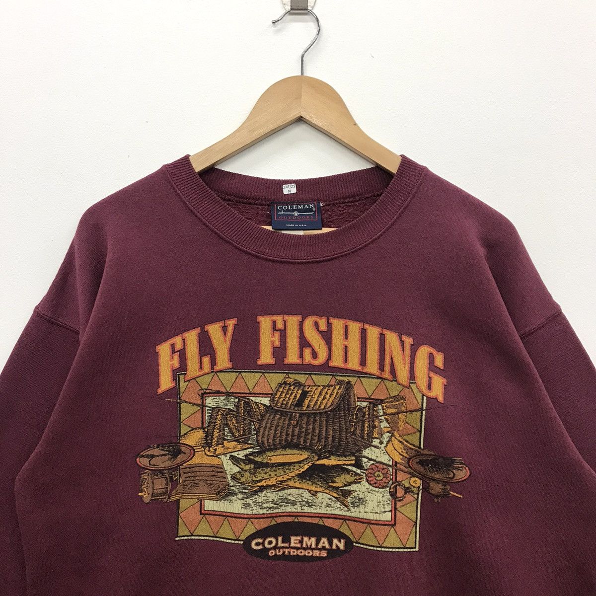 Coleman × Vintage Rare!! Vintage Coleman Outdoor Sweatshirt Size US M / EU 48-50 / 2 - 2 Thumbnail