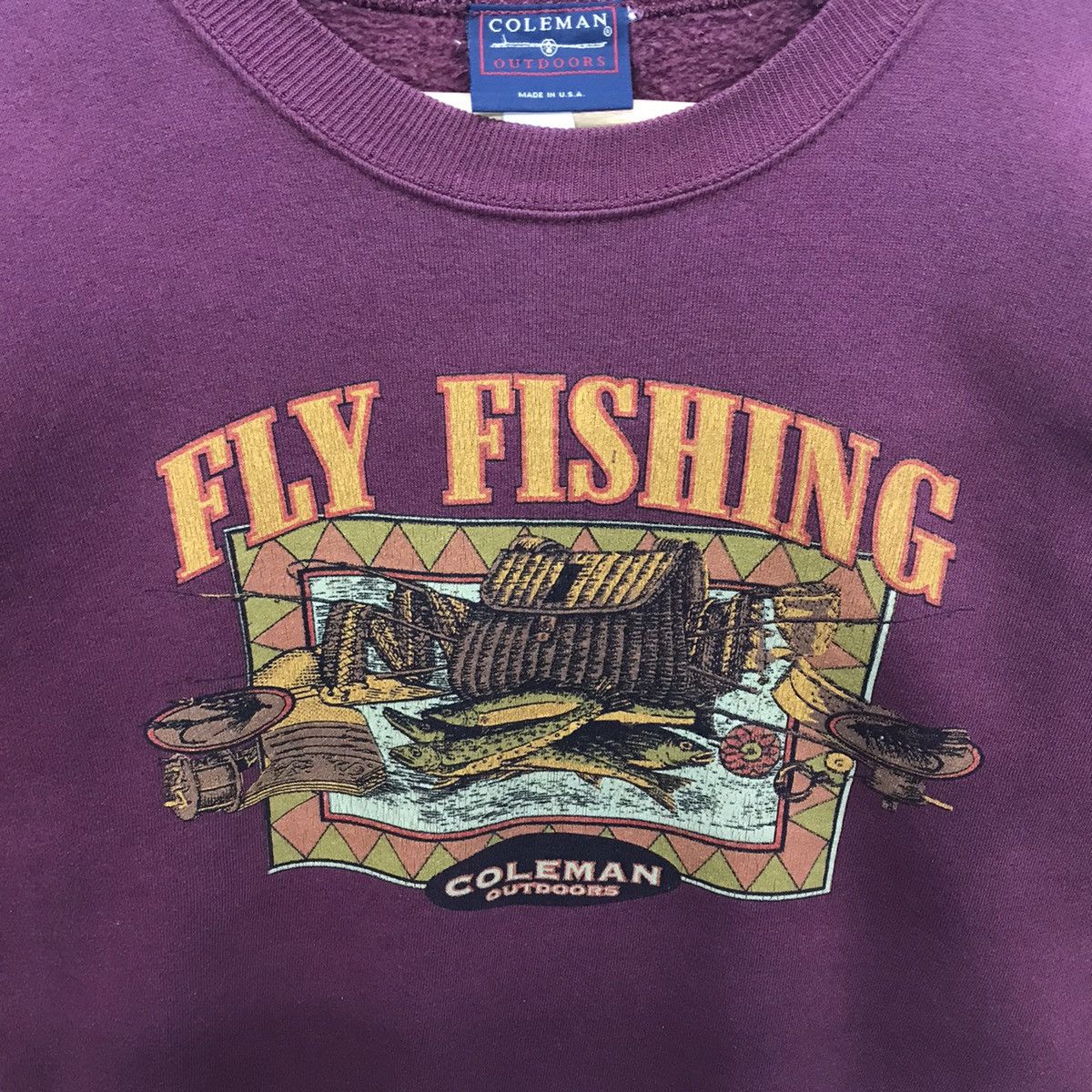 Coleman × Vintage Rare!! Vintage Coleman Outdoor Sweatshirt Size US M / EU 48-50 / 2 - 7 Thumbnail