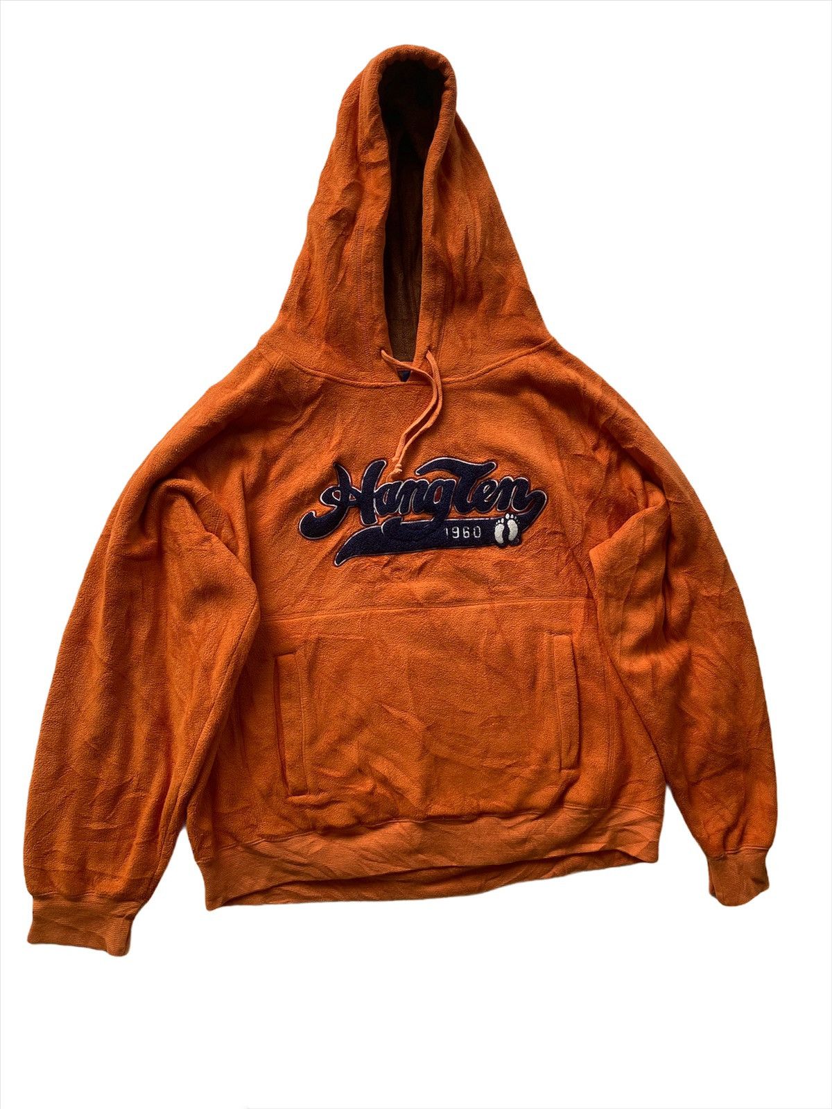 Hang Ten × Vintage Hang ten Sweatshirt design fleece hooded nice designer Size US M / EU 48-50 / 2 - 1 Thumbnail