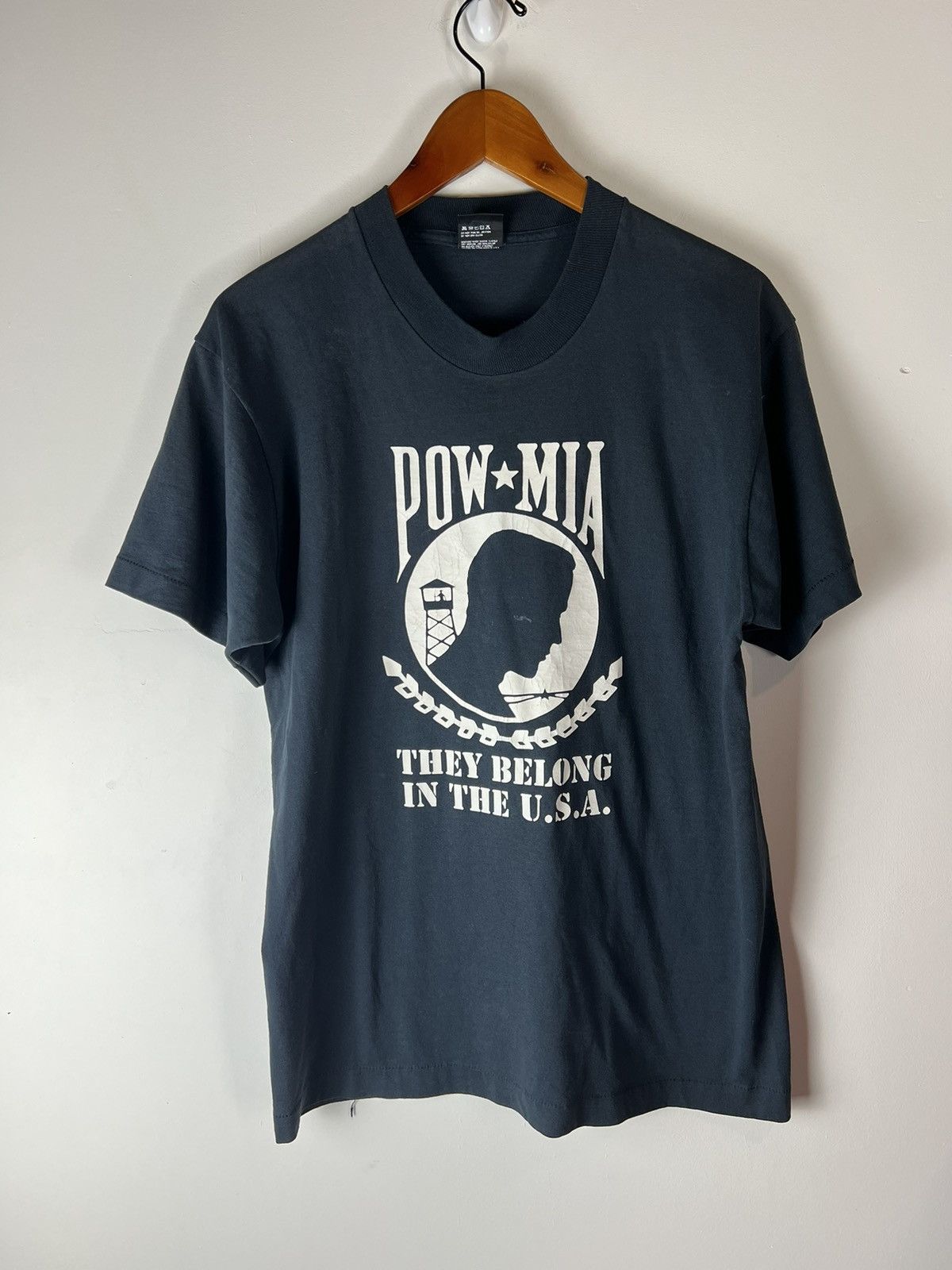 Vintage Vintage POW MIA Tee Size US M / EU 48-50 / 2 - 1 Thumbnail