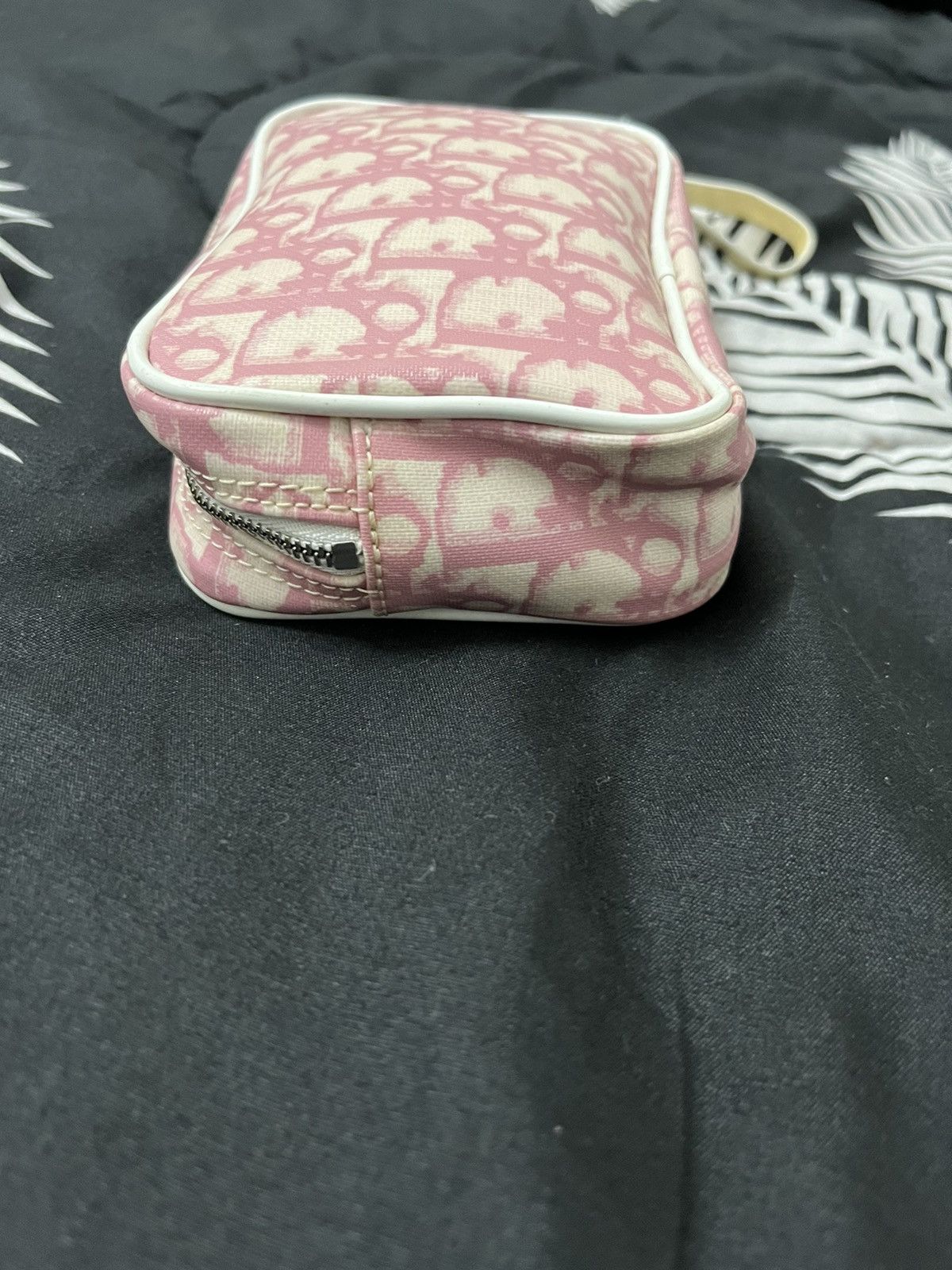 Christian Dior Monsieur × Dior Christian Dior Trotter Mini Pouch Bag Purse Pink White Size ONE SIZE - 18 Thumbnail