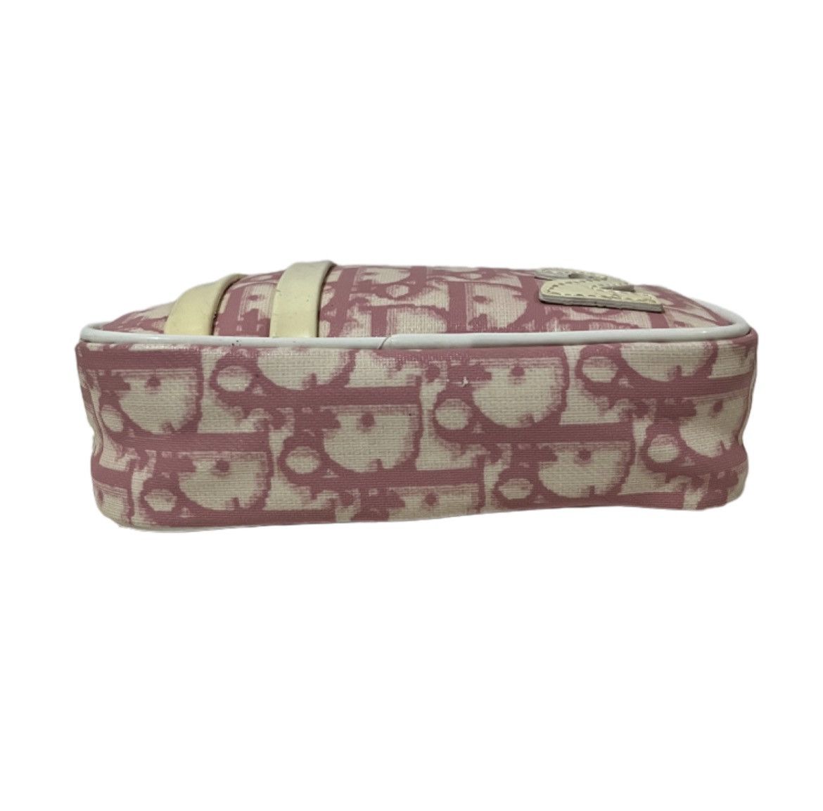 Christian Dior Monsieur × Dior Christian Dior Trotter Mini Pouch Bag Purse Pink White Size ONE SIZE - 5 Thumbnail