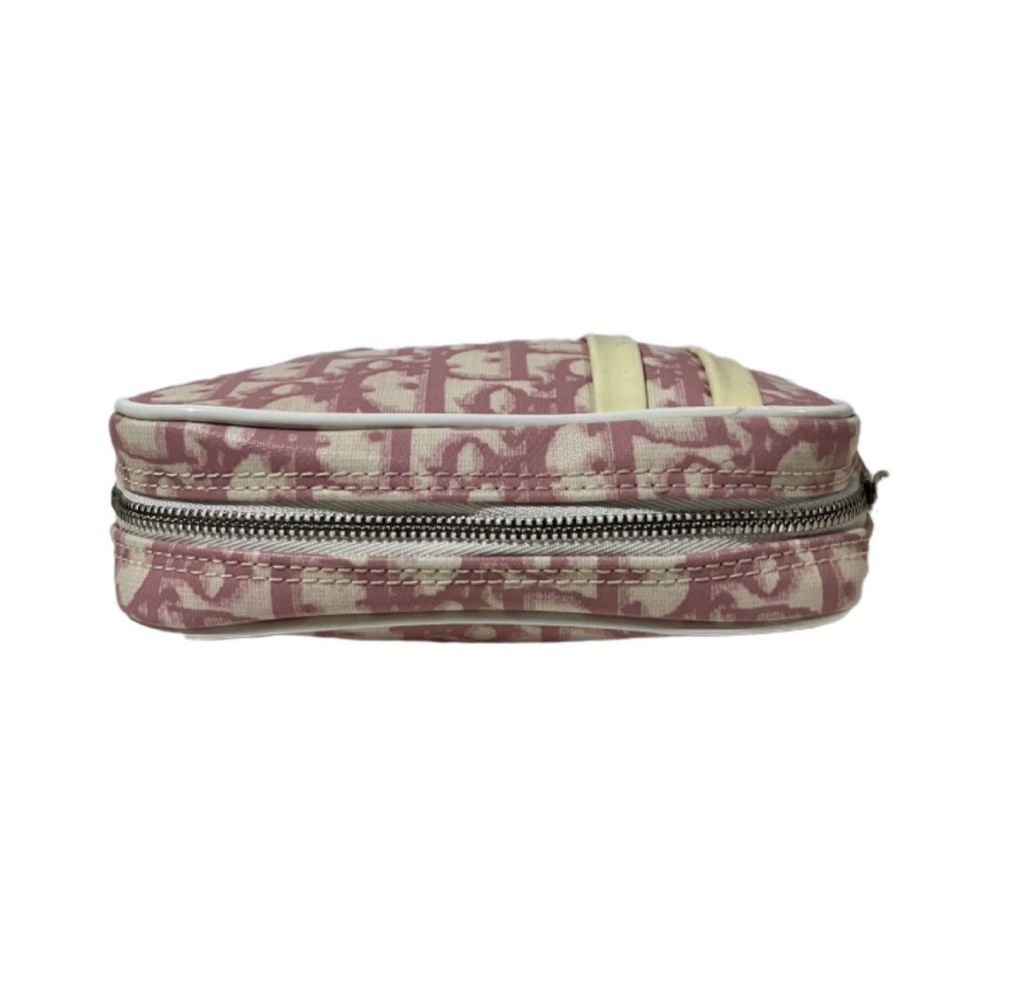Christian Dior Monsieur × Dior Christian Dior Trotter Mini Pouch Bag Purse Pink White Size ONE SIZE - 6 Thumbnail
