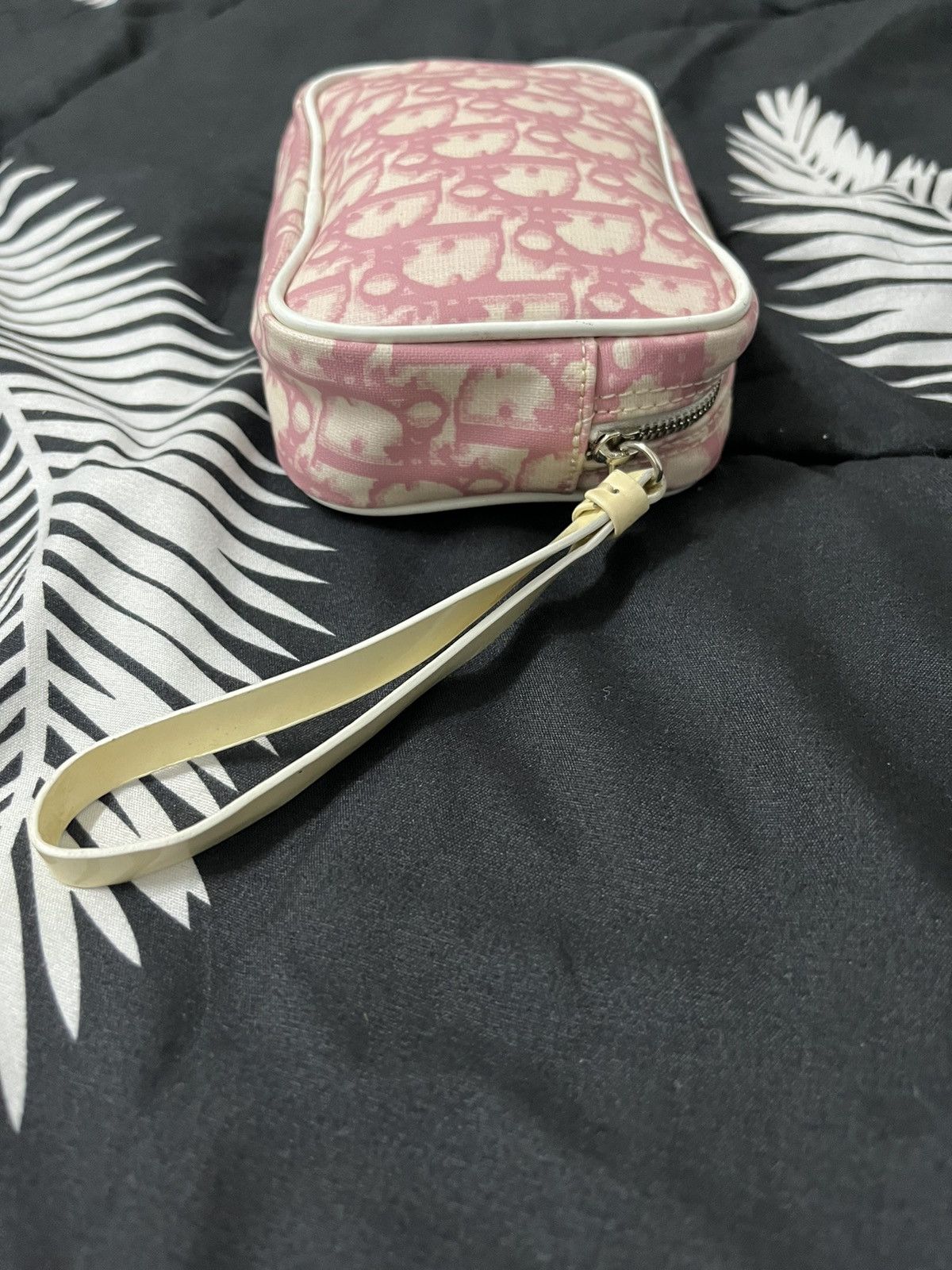 Christian Dior Monsieur × Dior Christian Dior Trotter Mini Pouch Bag Purse Pink White Size ONE SIZE - 19 Thumbnail