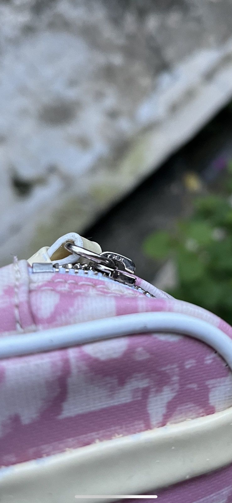 Christian Dior Monsieur × Dior Christian Dior Trotter Mini Pouch Bag Purse Pink White Size ONE SIZE - 12 Thumbnail