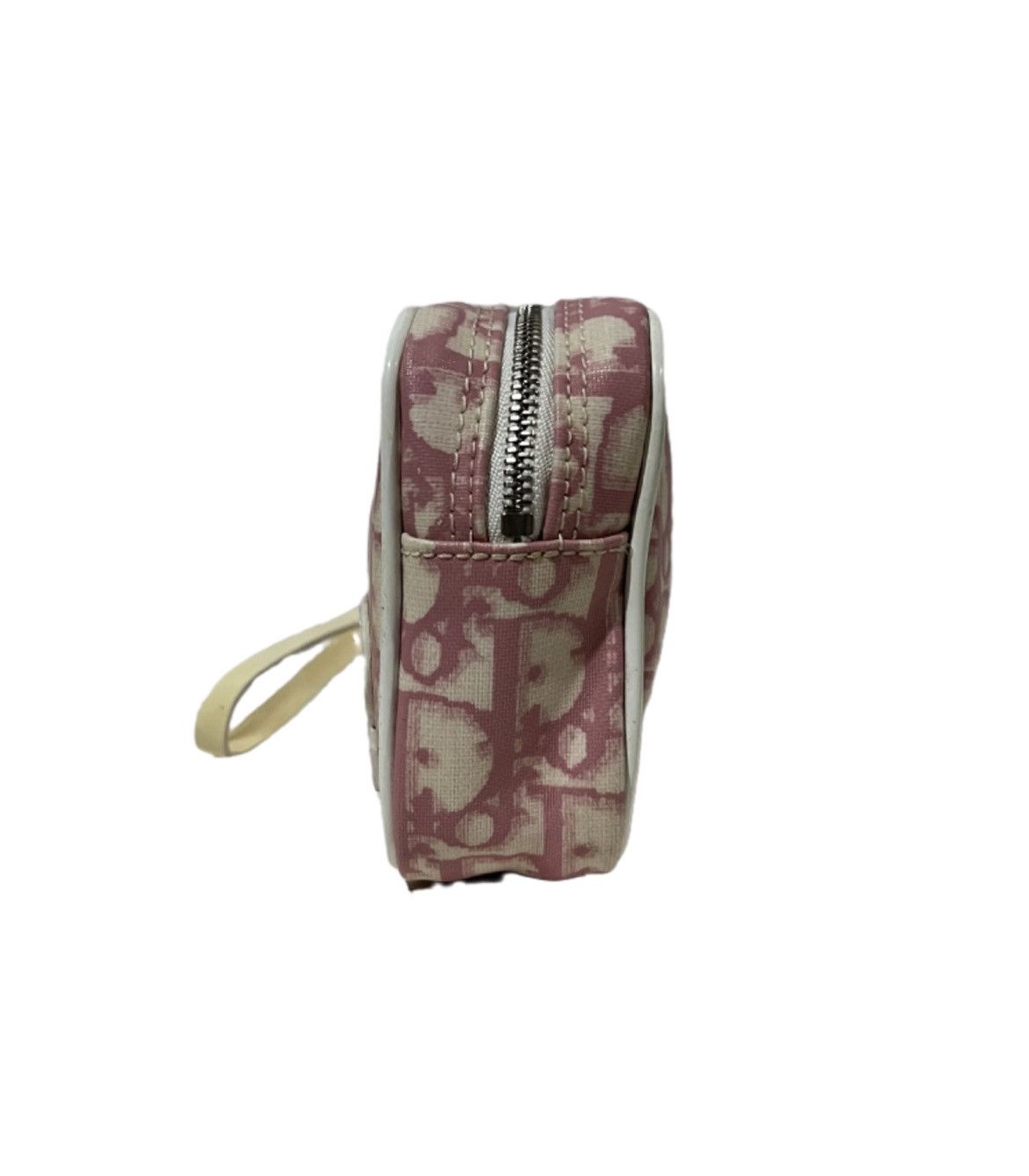 Christian Dior Monsieur × Dior Christian Dior Trotter Mini Pouch Bag Purse Pink White Size ONE SIZE - 8 Thumbnail