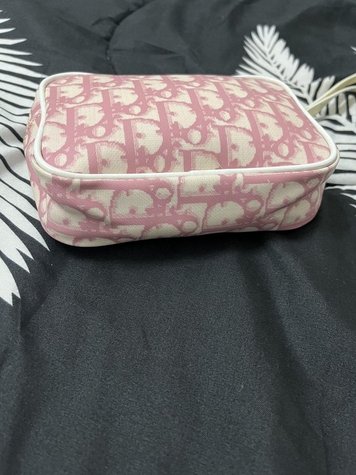 Christian Dior Monsieur × Dior Christian Dior Trotter Mini Pouch Bag Purse Pink White Size ONE SIZE - 17 Thumbnail