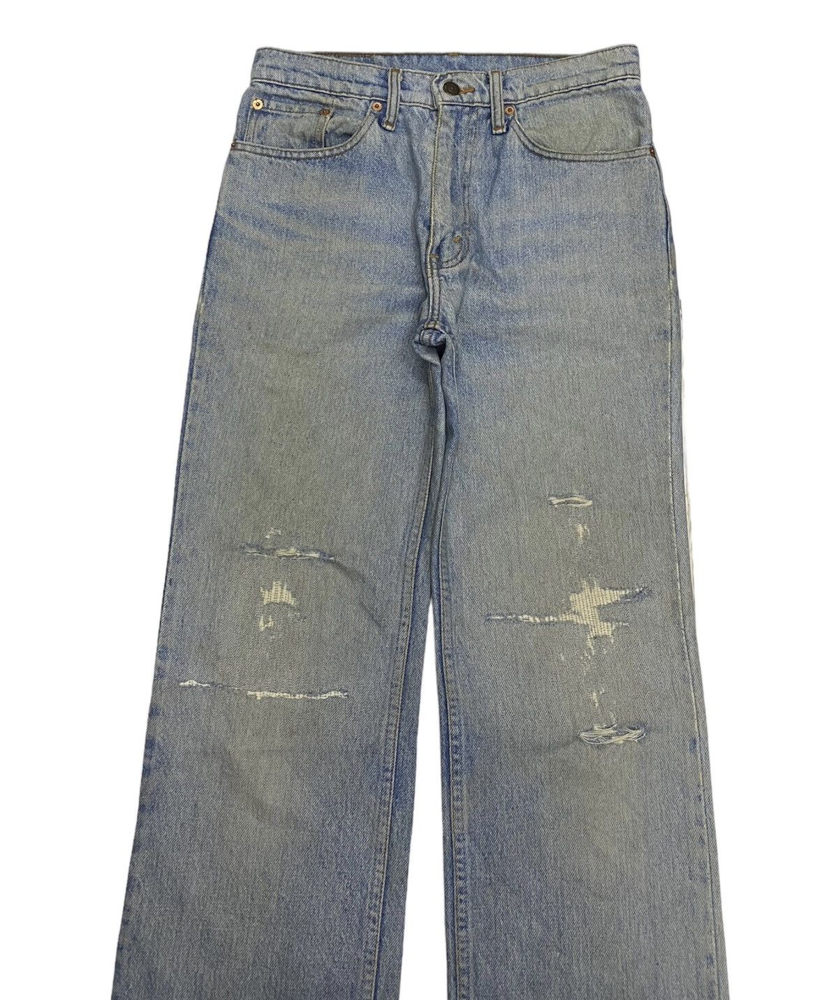 Levi's VTG LEVIS 505 DISTRESSED DENIM JEANS Size US 30 / EU 46 - 3 Thumbnail