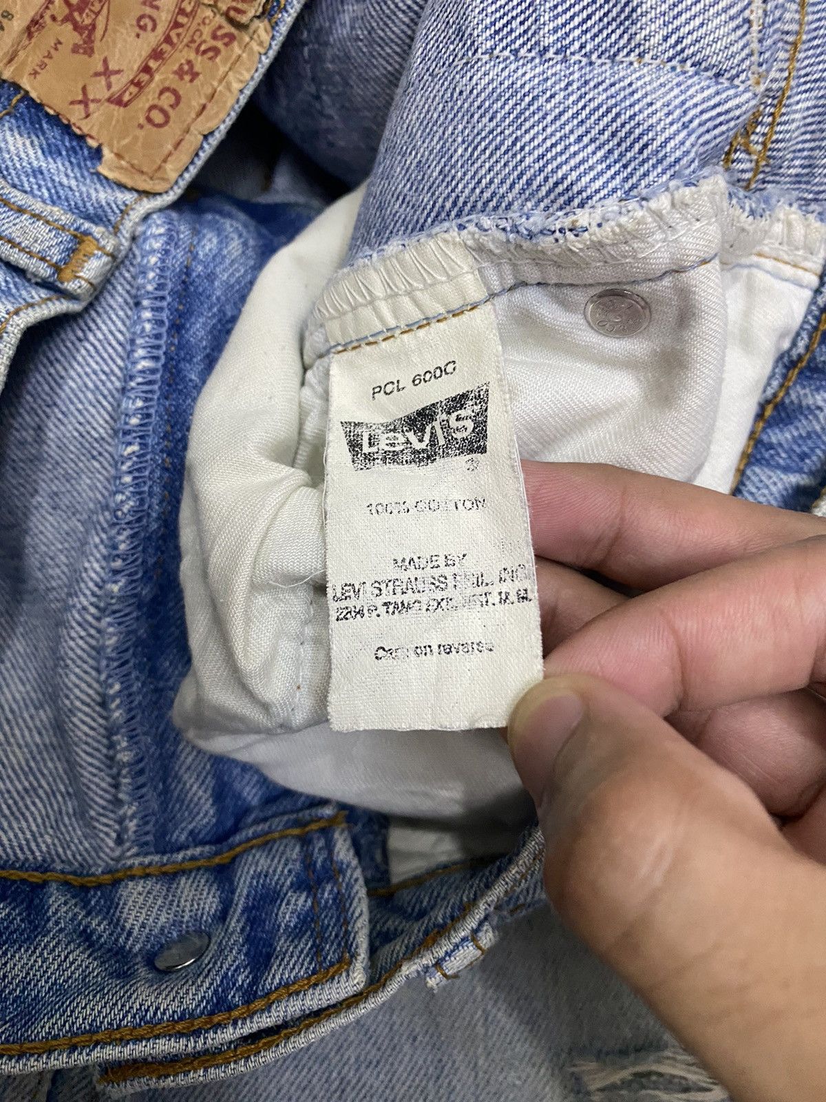 Levi's VTG LEVIS 505 DISTRESSED DENIM JEANS Size US 30 / EU 46 - 9 Thumbnail