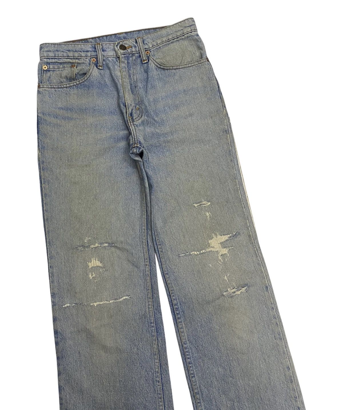 Levi's VTG LEVIS 505 DISTRESSED DENIM JEANS Size US 30 / EU 46 - 7 Thumbnail