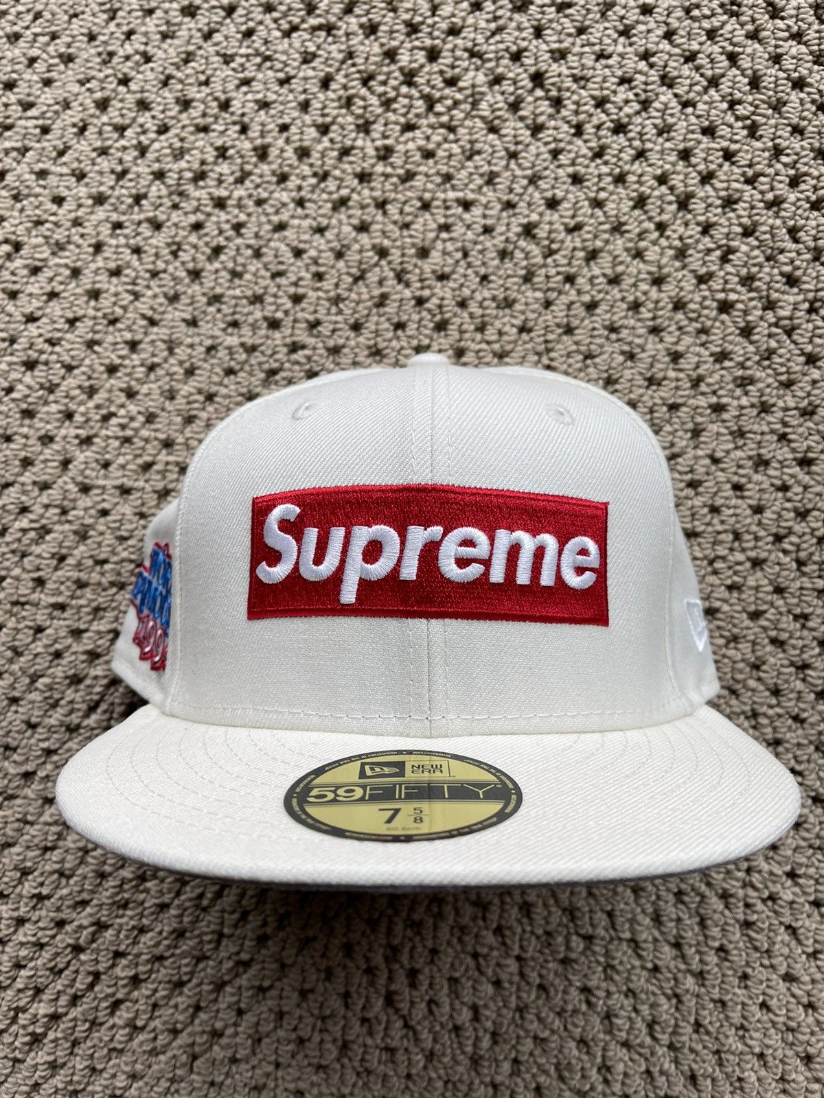 New Era × Supreme FW20 Supreme World Famous Box Logo New Era hat 7 