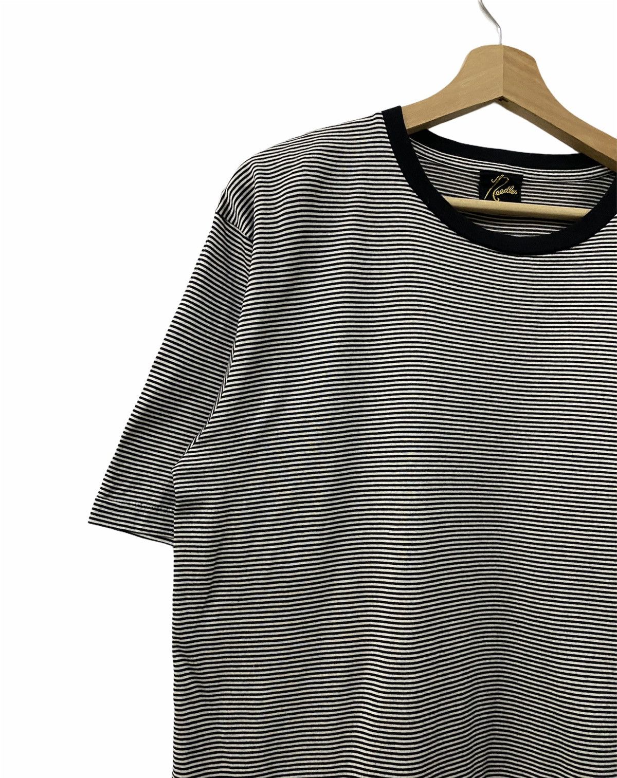 Needles Needles Papilon Embroidery Butterfly Logo Striped Tee Size US L / EU 52-54 / 3 - 3 Thumbnail