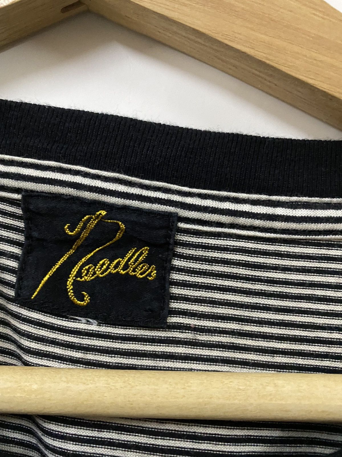 Needles Needles Papilon Embroidery Butterfly Logo Striped Tee Size US L / EU 52-54 / 3 - 8 Thumbnail