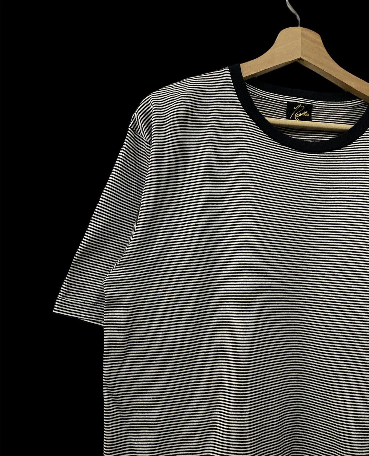 Needles Needles Papilon Embroidery Butterfly Logo Striped Tee Size US L / EU 52-54 / 3 - 14 Thumbnail