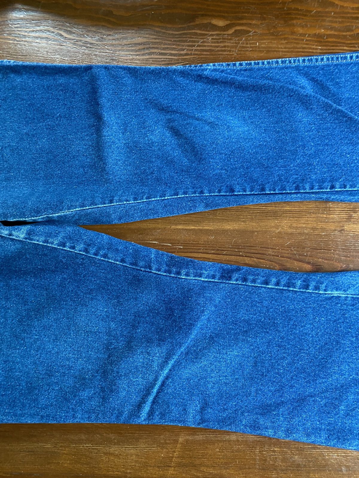 Rustler Vintage 70’s Rustler Bell Bottom Flare Denim Jeans 34x29 Size US 34 / EU 50 - 11 Thumbnail