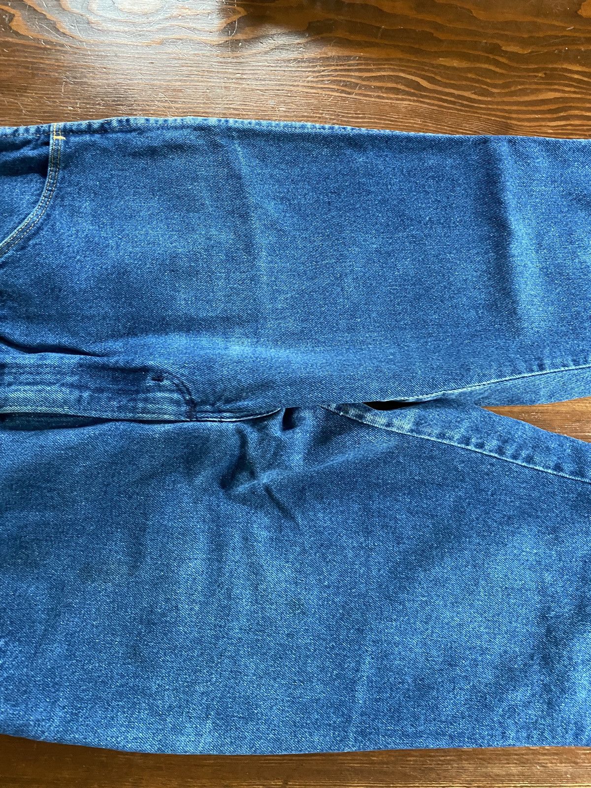 Rustler Vintage 70’s Rustler Bell Bottom Flare Denim Jeans 34x29 Size US 34 / EU 50 - 12 Thumbnail