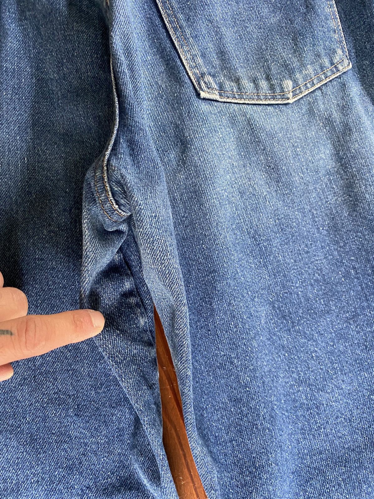 Rustler Vintage 70’s Rustler Bell Bottom Flare Denim Jeans 34x29 Size US 34 / EU 50 - 6 Thumbnail