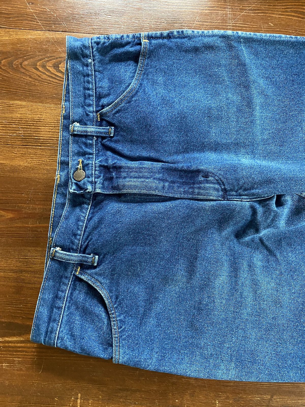 Rustler Vintage 70’s Rustler Bell Bottom Flare Denim Jeans 34x29 Size US 34 / EU 50 - 13 Thumbnail