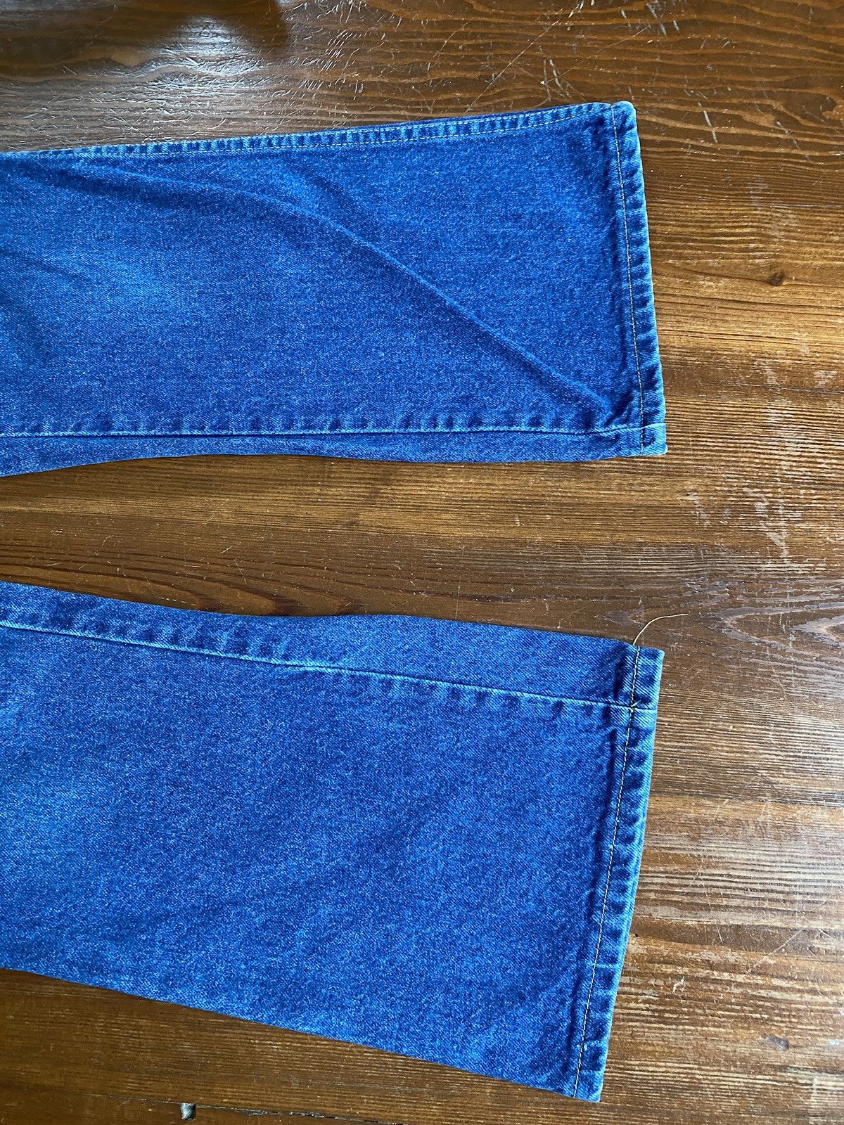 Rustler Vintage 70’s Rustler Bell Bottom Flare Denim Jeans 34x29 Size US 34 / EU 50 - 10 Thumbnail