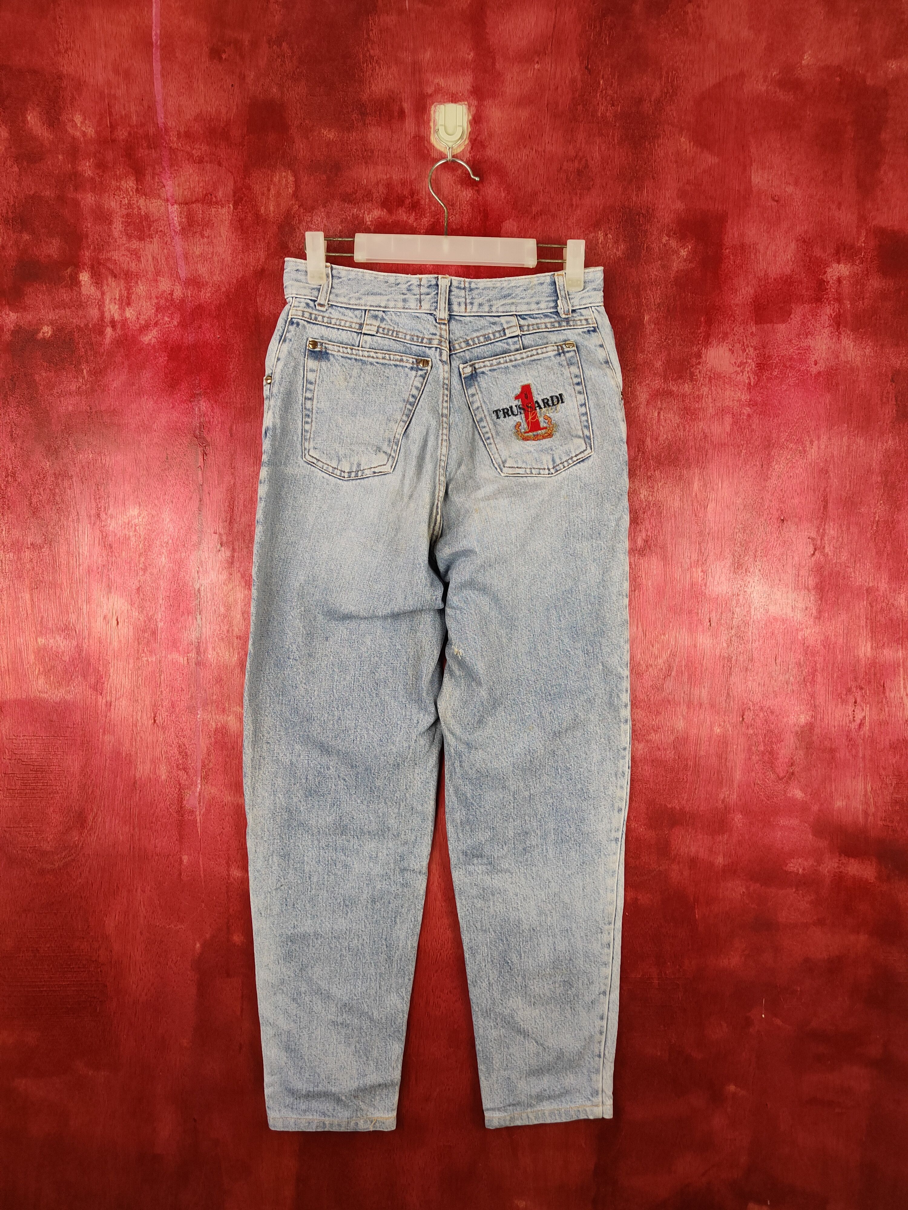 Japanese Brand × Trussardi × Vintage Trussardi Blue Multi Pocket Tactical Pants Denim #5949 Size US 26 / EU 42 - 8 Thumbnail