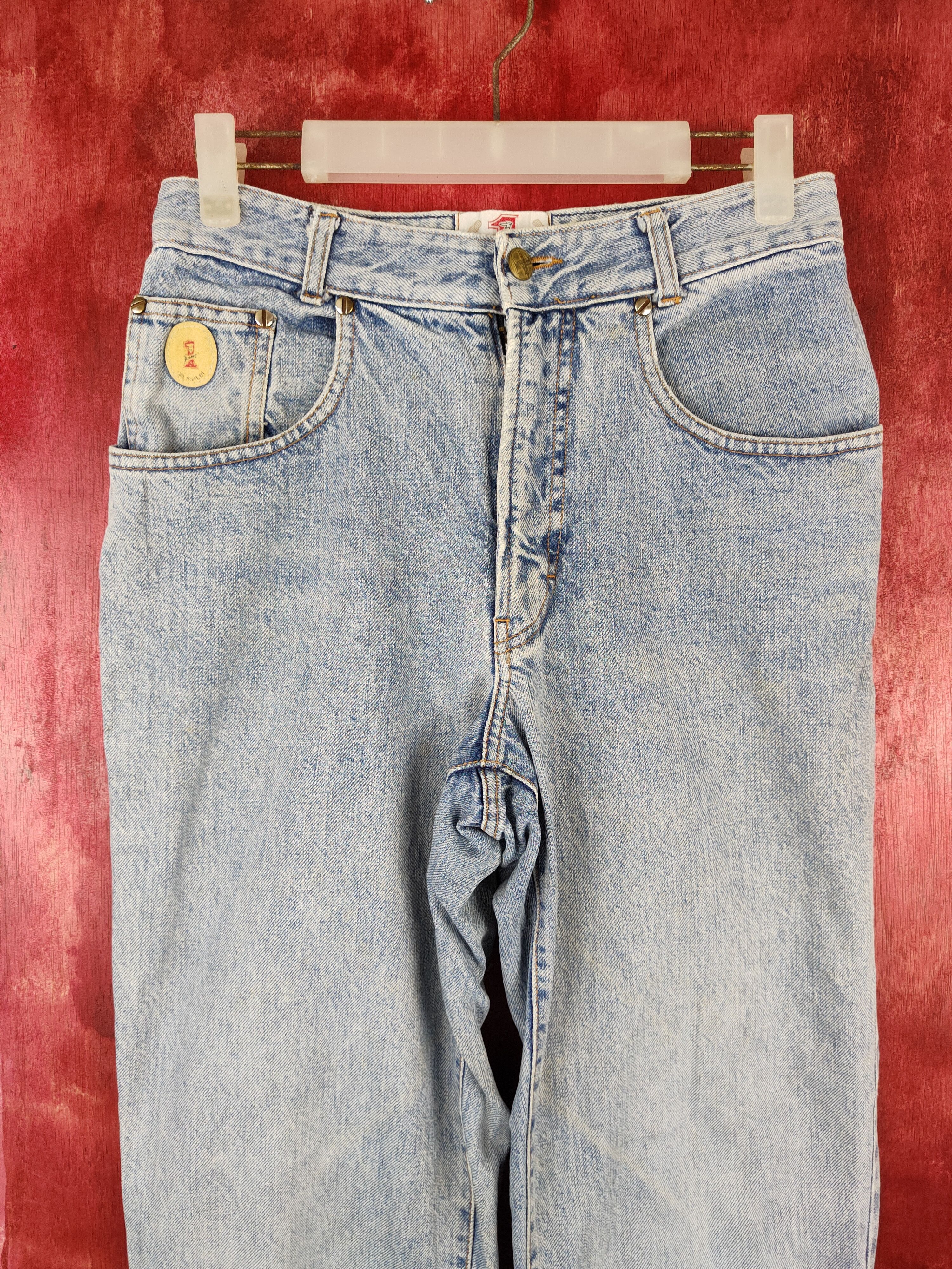 Japanese Brand × Trussardi × Vintage Trussardi Blue Multi Pocket Tactical Pants Denim #5949 Size US 26 / EU 42 - 2 Thumbnail