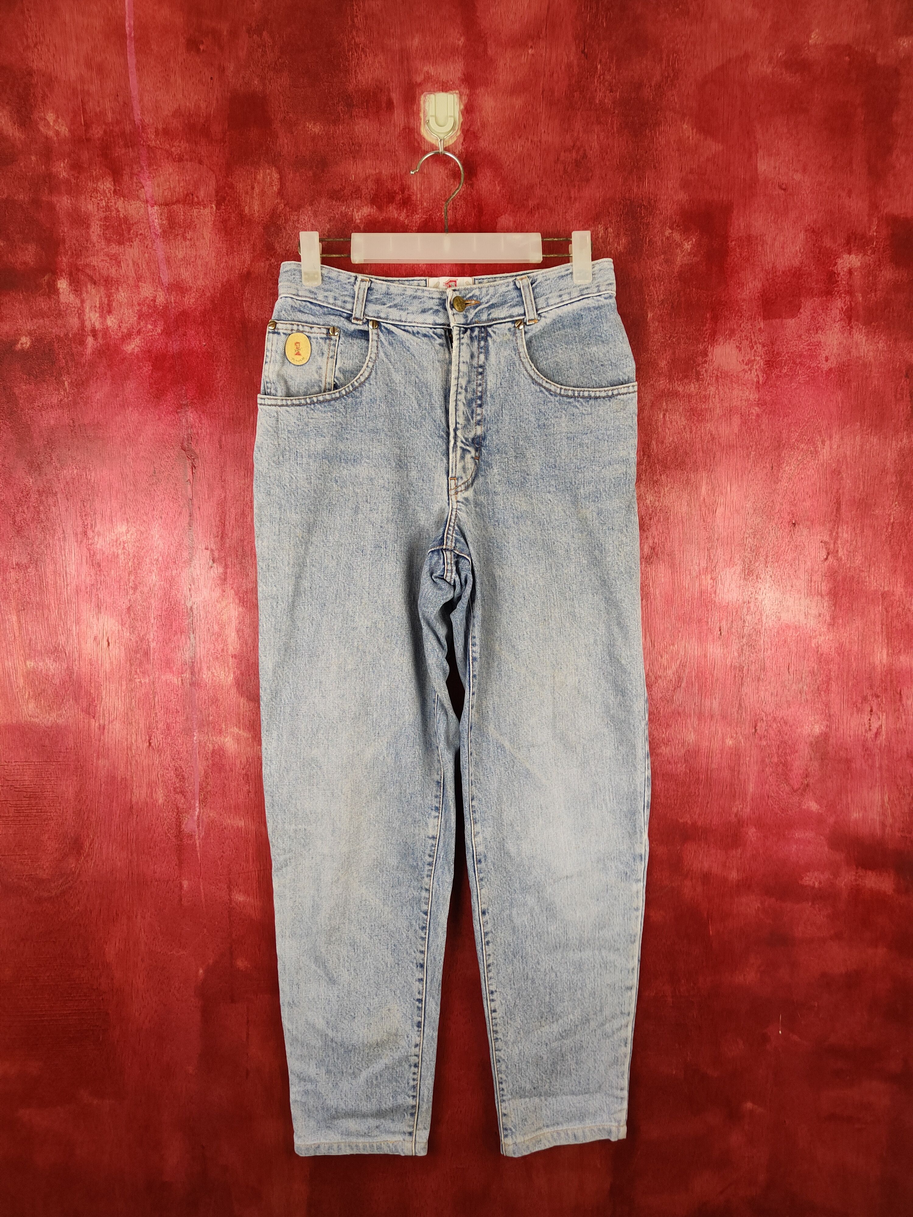 Japanese Brand × Trussardi × Vintage Trussardi Blue Multi Pocket Tactical Pants Denim #5949 Size US 26 / EU 42 - 1 Thumbnail