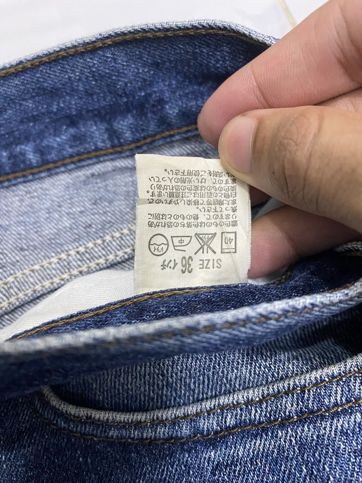 Levi's VINTAGE LEVIS 533 DISTRESSED BAGGY DENIM JEANS Size US 36 / EU 52 - 10 Thumbnail