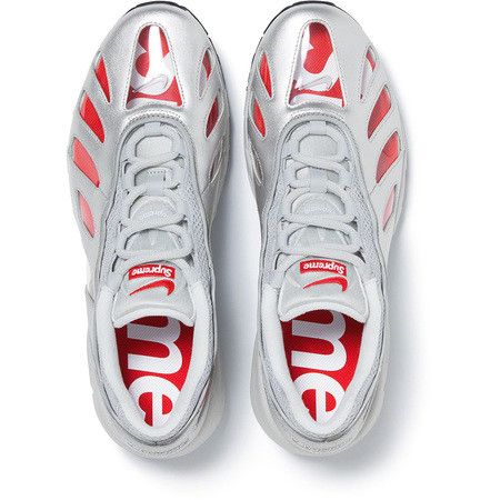 Nike × Supreme Supreme Silver Air Max 96 Size US 12 / EU 45 - 3 Thumbnail