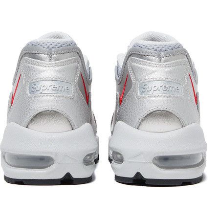 Nike × Supreme Supreme Silver Air Max 96 Size US 12 / EU 45 - 4 Thumbnail