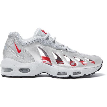 Nike × Supreme Supreme Silver Air Max 96 Size US 12 / EU 45 - 2 Thumbnail
