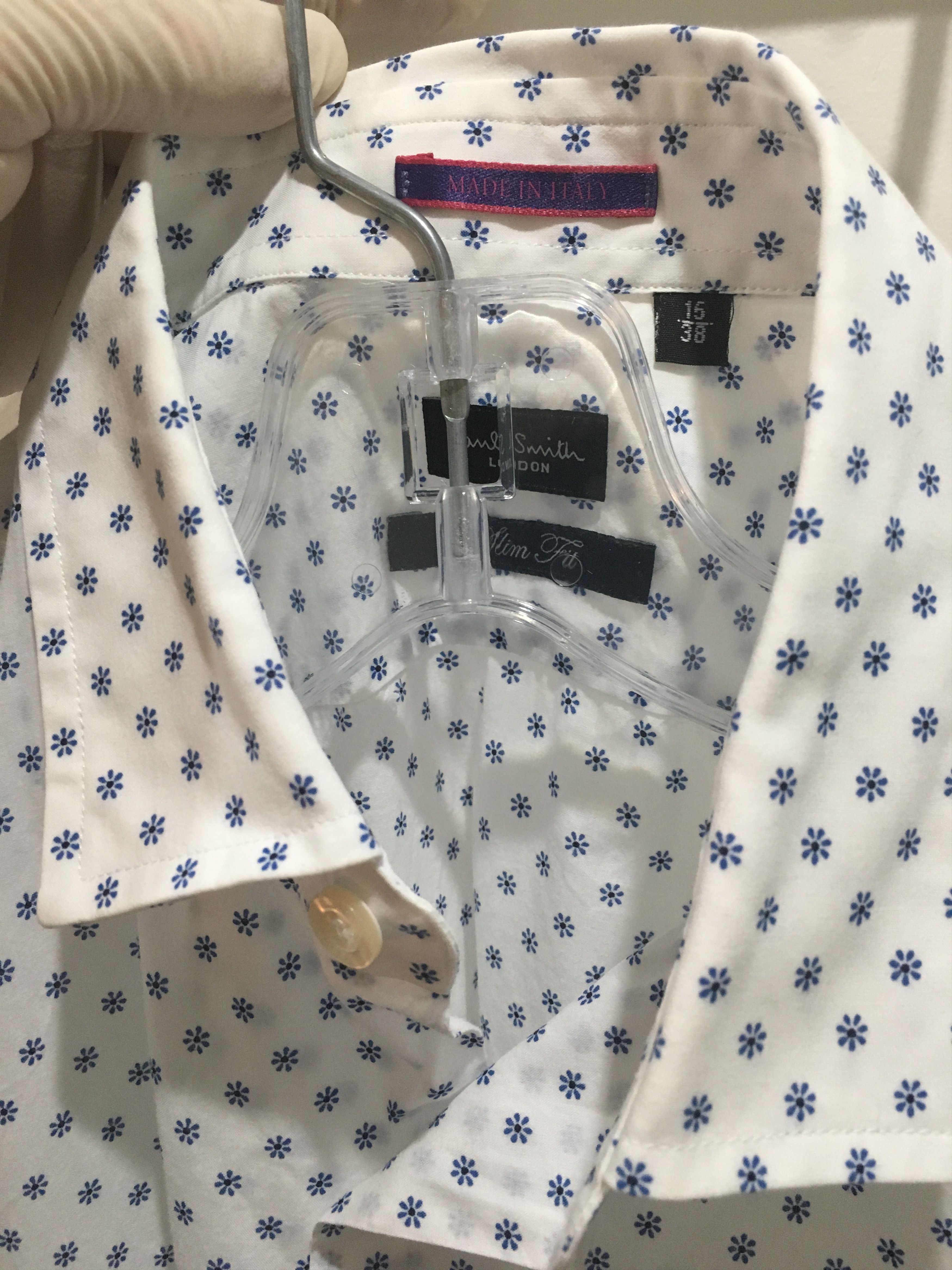 Paul Smith London line white shirt, sz15 (IT38), made in Italy Size 38R - 5 Thumbnail