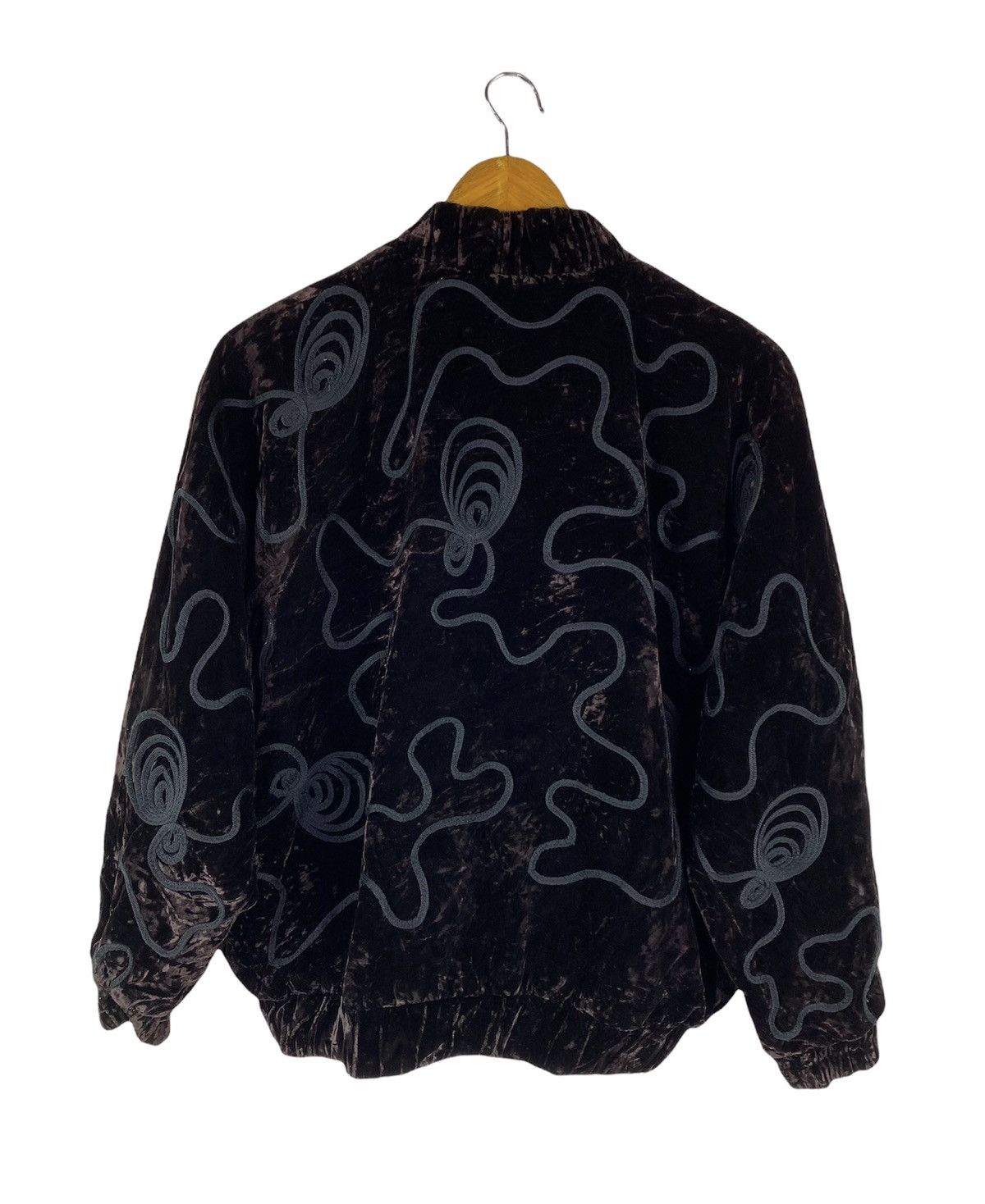 Japanese Brand × Velvet × Vintage 🔥SALE🔥ISSEY MIYAKE INSPIRED DESIGN VELVET JACKET Size US L / EU 52-54 / 3 - 2 Thumbnail
