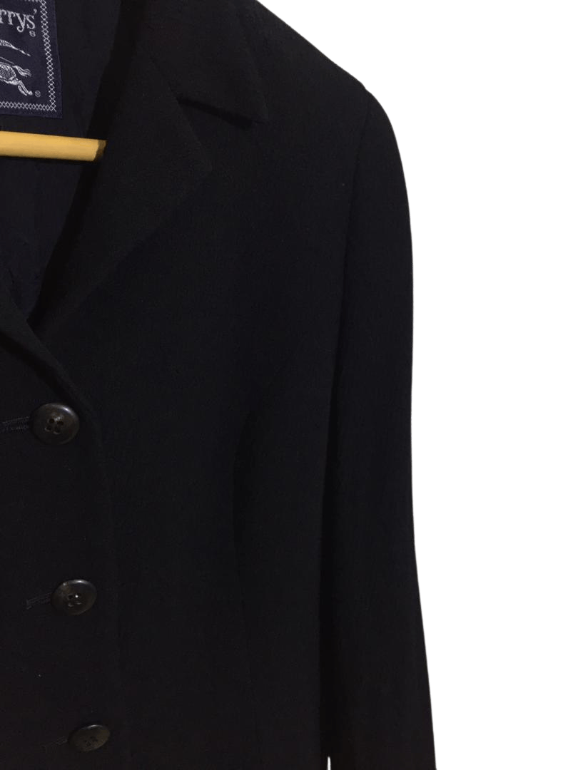 Burberry Women Blazers Burberry Wool Tailored Black Size S / US 4 / IT 40 - 2 Thumbnail
