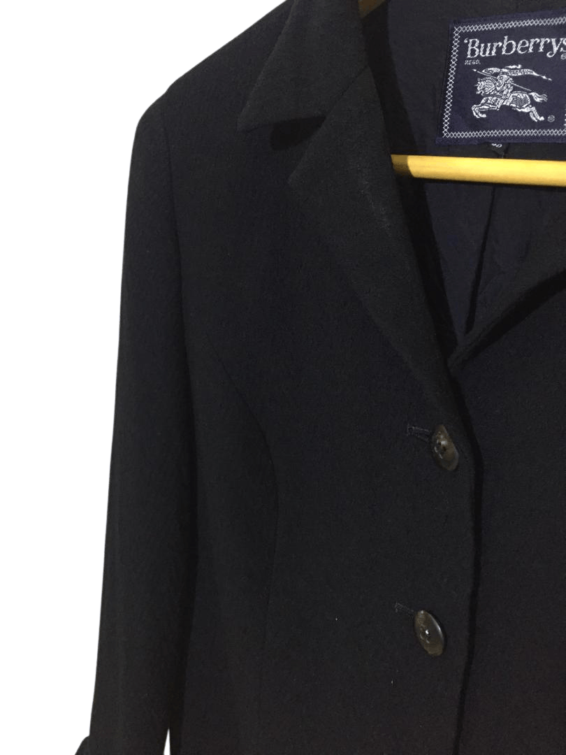 Burberry Women Blazers Burberry Wool Tailored Black Size S / US 4 / IT 40 - 3 Thumbnail