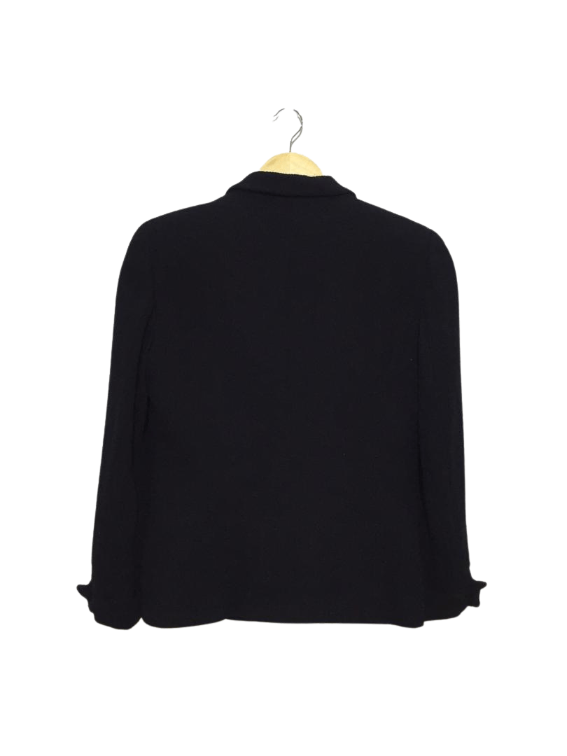 Burberry Women Blazers Burberry Wool Tailored Black Size S / US 4 / IT 40 - 8 Thumbnail
