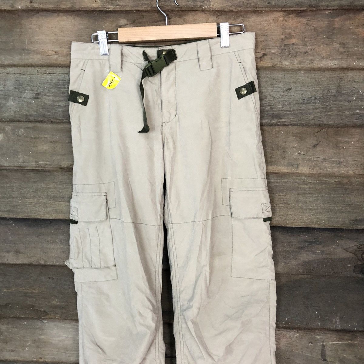 Japanese Brand DLL C love Brown utility tactical vintage cargo pants #2366 Size US 28 / EU 44 - 2 Thumbnail