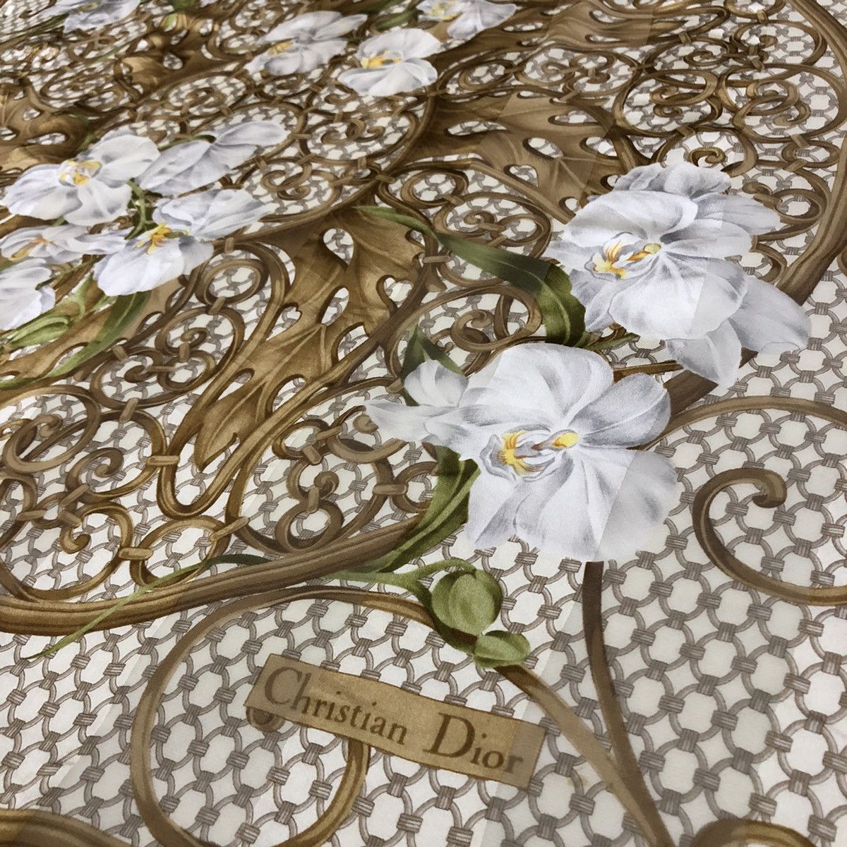 Christian Dior Monsieur Christian Dior Scarves 100% Silk Size ONE SIZE - 9 Thumbnail