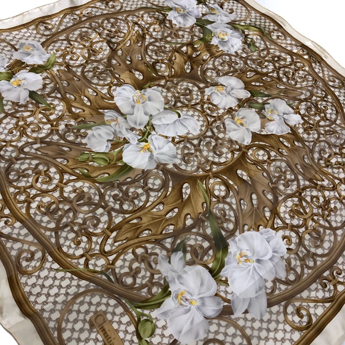 Christian Dior Monsieur Christian Dior Scarves 100% Silk Size ONE SIZE - 10 Thumbnail