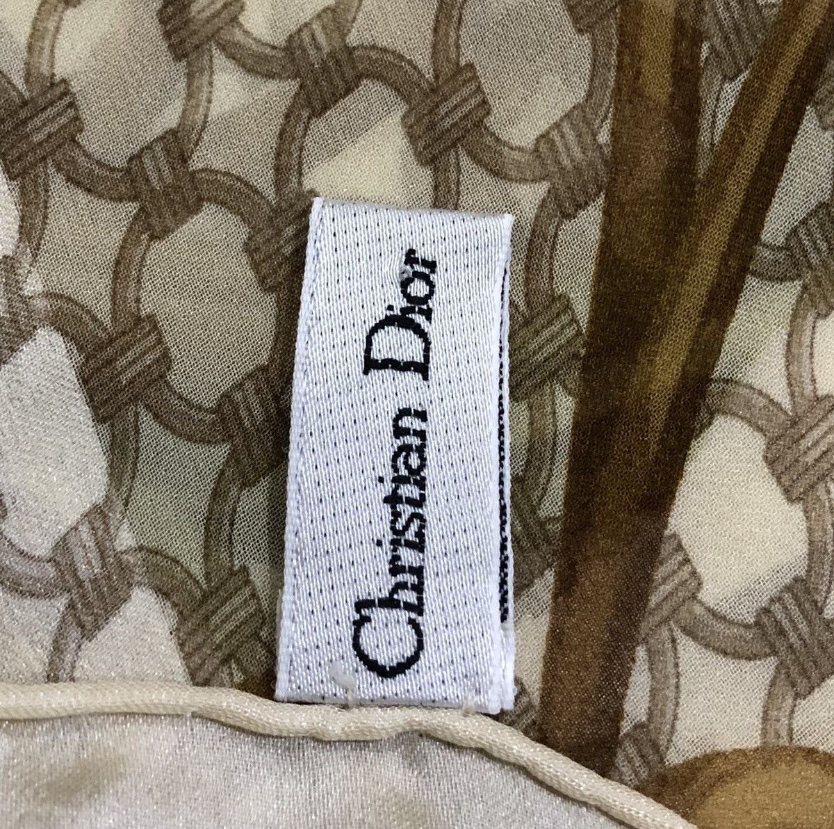 Christian Dior Monsieur Christian Dior Scarves 100% Silk Size ONE SIZE - 11 Thumbnail