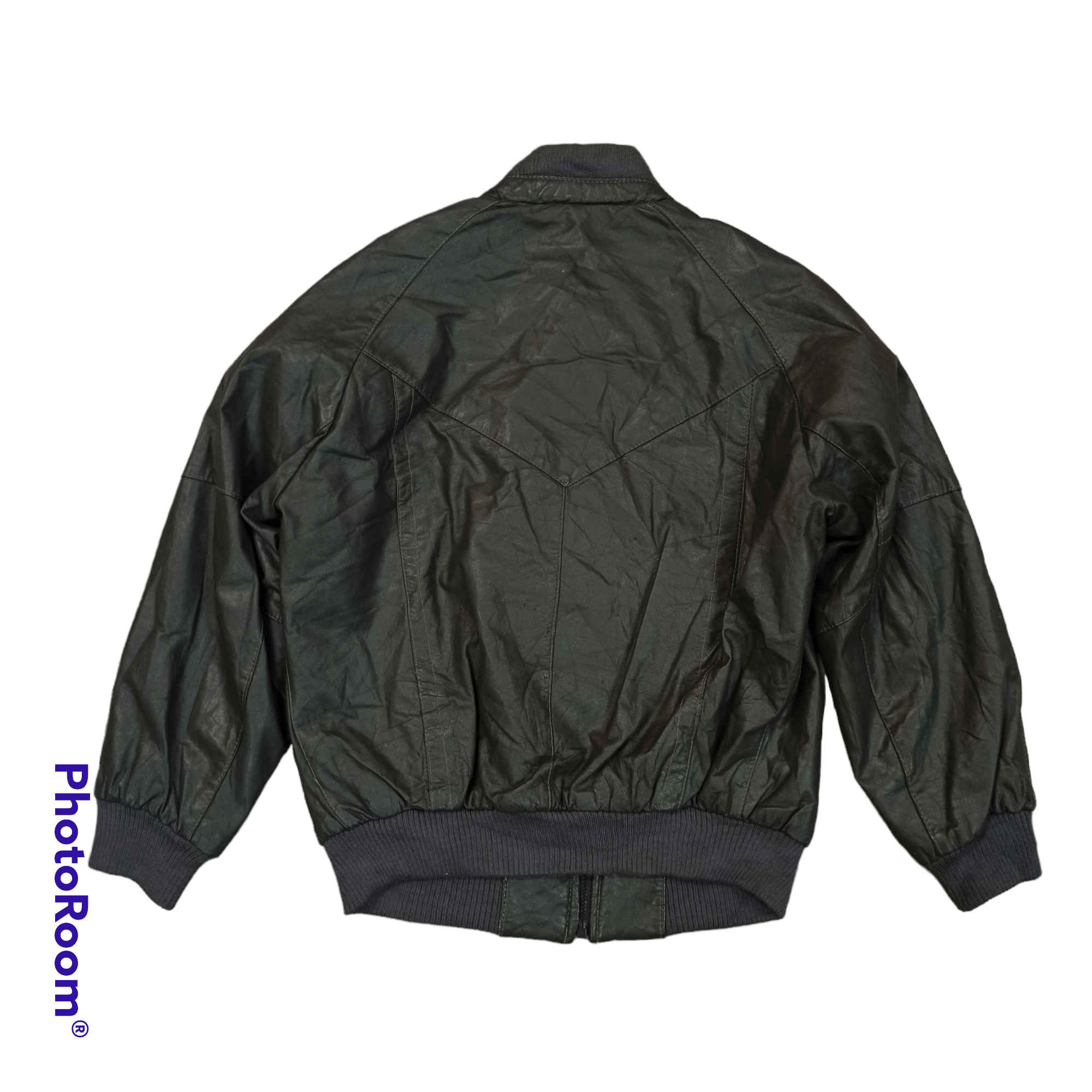 Leather Vintage Bomber Leather Jacket Club International by Tip Top Size US M / EU 48-50 / 2 - 2 Thumbnail
